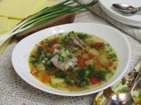 Овощной суп со свининой ингредиенты