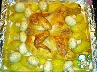 Курица с картофелем и шампиньонами ингредиенты