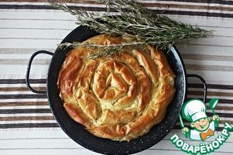 Рецепт: Греческий сырный пирог Улитка