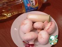 Блинчики с грибами и луком-пореем ингредиенты