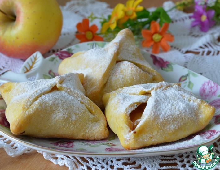 Рецепт: Тыквенные пирожки с яблоками