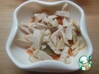 Салат с копчёной курицей и морковью по-корейски ингредиенты