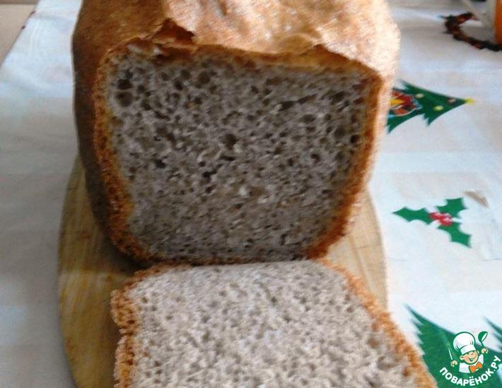 Рецепт: Хлеб на закваске для хлебопечи