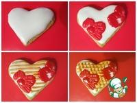 Печенье-валентинки под сахарной глазурью ингредиенты