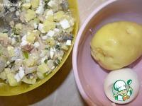 Начинка блинная с рыбой, яйцом и картофелем ингредиенты