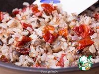 Скумбрия с рисом, грибами и вялеными томатами ингредиенты