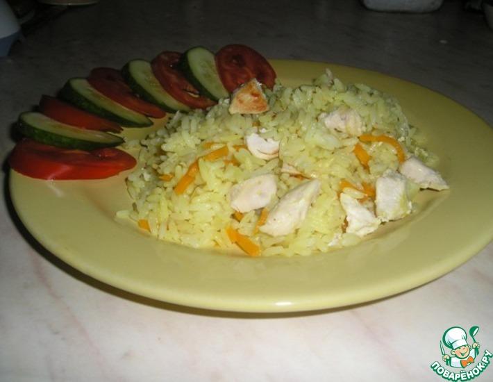 Рецепт: Курица с рисом или плов в мультиварке