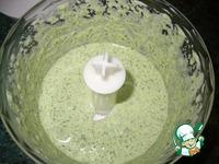 Зелёный соус с икрой к картофельным блинчикам ингредиенты