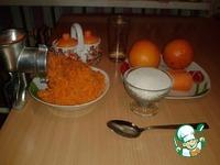 Морковно-апельсиновая начинка для блинов ингредиенты