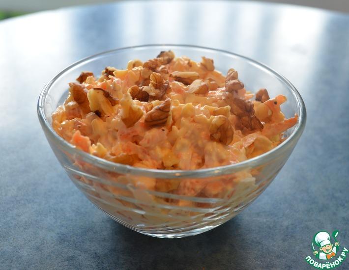 Рецепт: Морковно-сырный салат