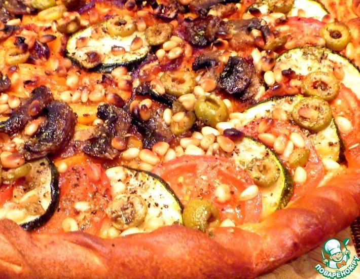 Рецепт: Пицца овощная