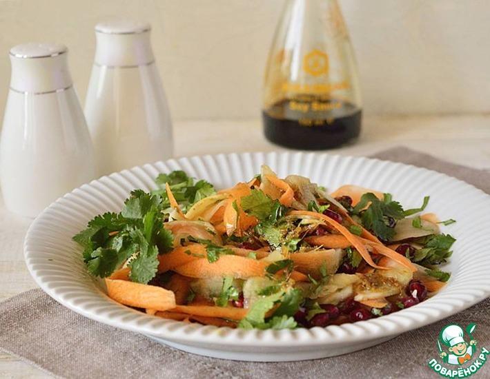 Рецепт: Салат из моркови с топинамбуром
