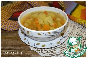 Рецепт: Суп тыквенно-картофельный с имбирем