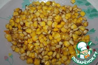 Рецепт: Кукуруза с кедровыми орехами