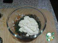Простой грибной салат ингредиенты