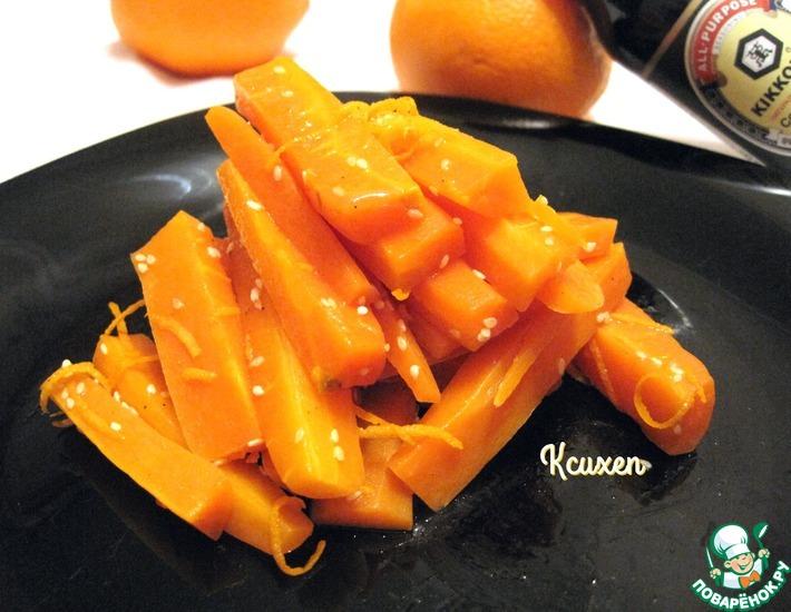 Рецепт: Морковь Оранжевое чудо