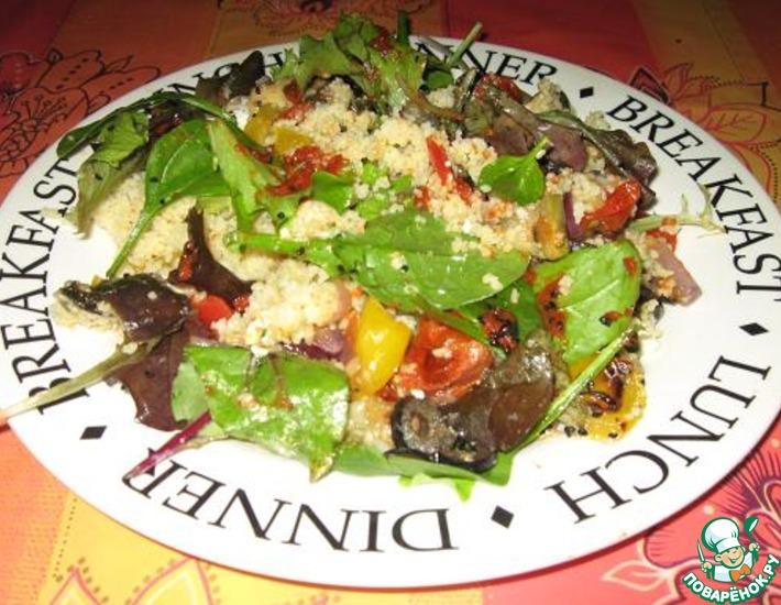 Рецепт: Магрибский салат с соусом Харисса