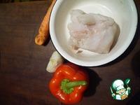Филе рыбы с овощами в горшочках ингредиенты