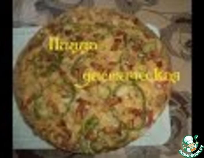 Рецепт: Пицца диетическая по Дюкану