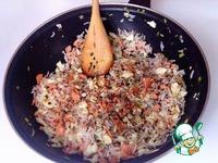 Жареный рис с кетой ингредиенты