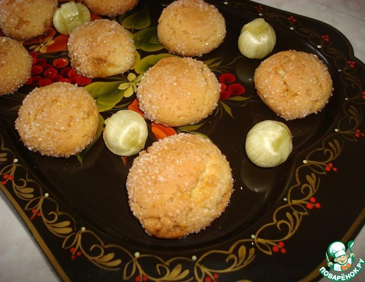 Рецепт: Печенье с карамельной крошкой