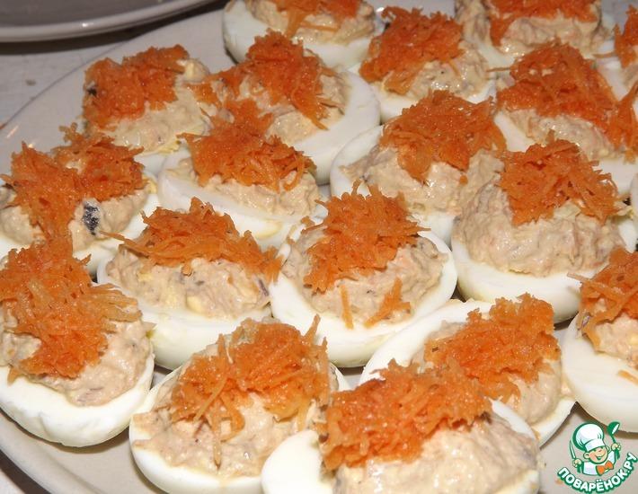 Рецепт: Яйца фаршированные