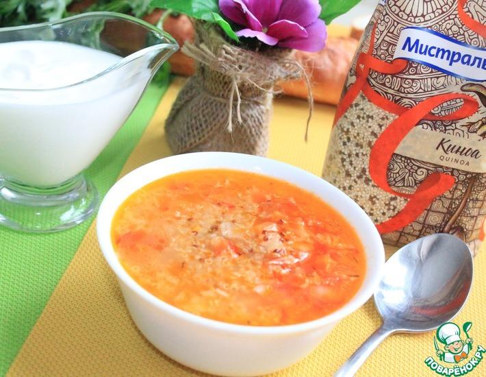 Рецепт: Овощной суп с киноа