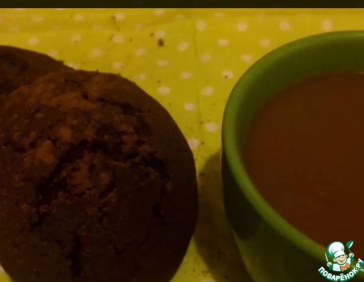 Рецепт: Шоколадные кексы Пища дьявола