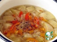 Рисовый суп с овощами и мятой ингредиенты