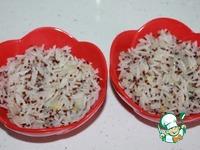 Яйца с рисом, запеченные в грибном соусе ингредиенты