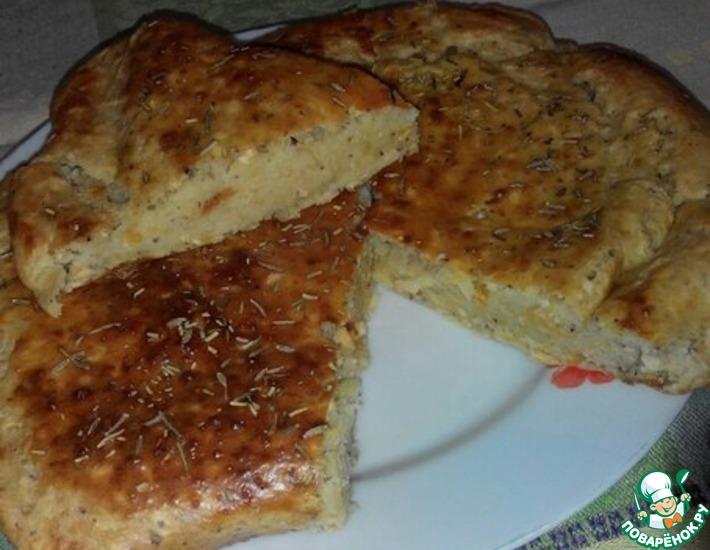 Рецепт: Чечевичный пирог с пряностями