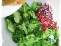 Остренький салат с брокколи и вялеными томатами ингредиенты