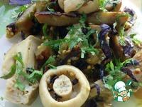 Салат из баклажанов с грибами ингредиенты