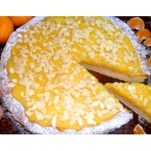Тарт с мандариново-лимонным муссом