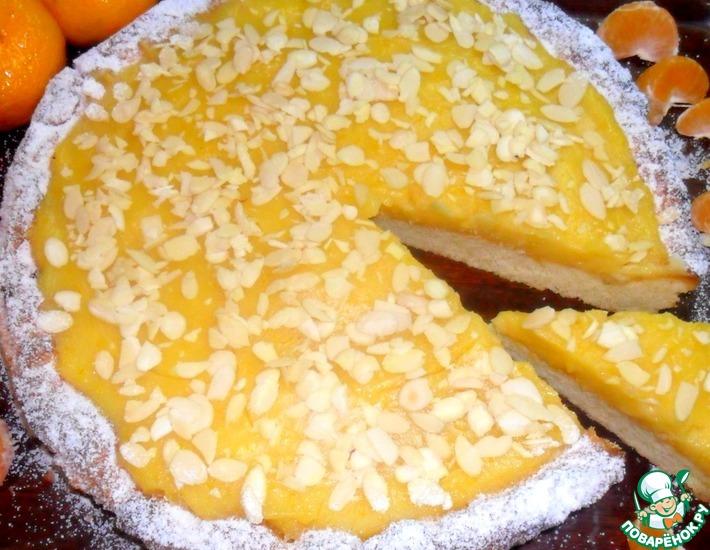 Рецепт: Тарт с мандариново-лимонным муссом