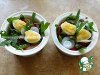 Порционный салат с каперсами и икрой ингредиенты