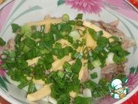 Мясной салат с сыром ингредиенты