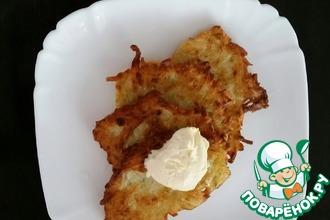 Рецепт: Кабачково-картофельные драники