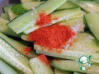 Салат из жареных огурцов по-корейски ингредиенты