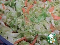 Теплый капустный салат с макаронами ингредиенты