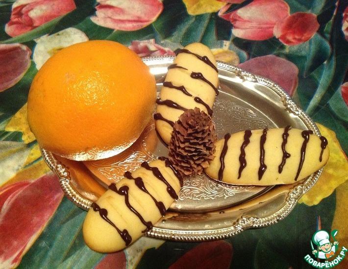 Рецепт: Печенье Апельсинки