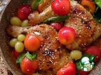 Курица под соусом из слив и винограда ингредиенты