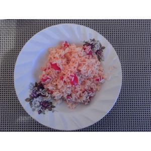 Рис «Розовый» с помидорами