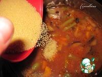 Томатно-овощной суп с кус-кусом ингредиенты