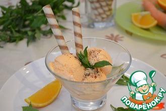 Рецепт: Домашнее мороженое из моркови