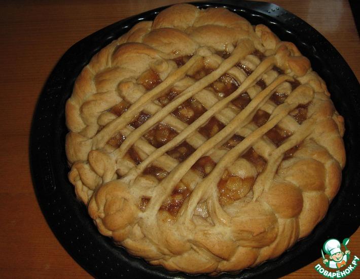 Рецепт: Грушевый пирог с корицей