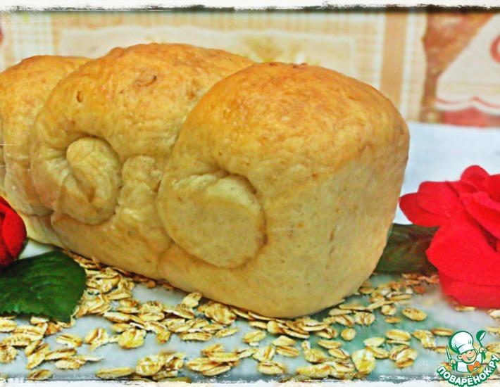 Рецепт: Домашний овсяный хлеб