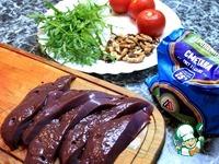 Салат с говяжьей печенью и рукколой ингредиенты