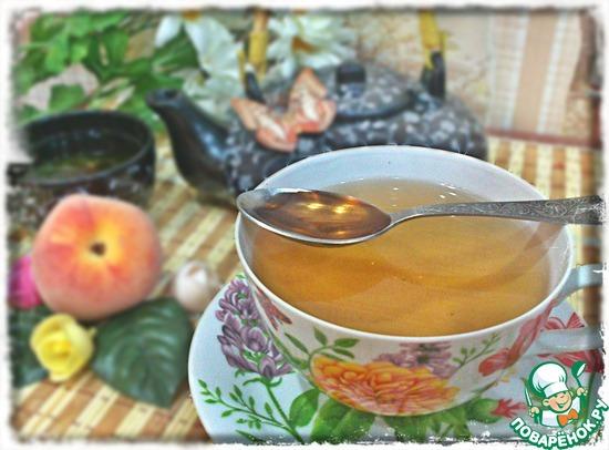 Персиково-мятный чай Здоровье по рецепту автора pupsik27