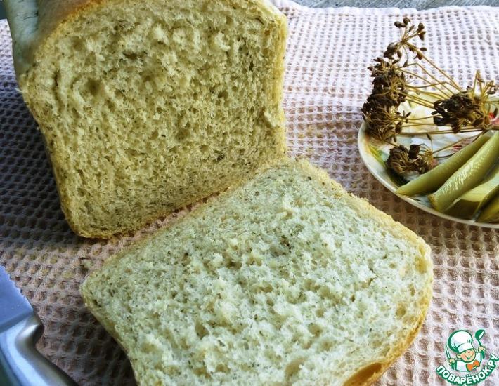 Рецепт: Хлеб с маринованным огурцом